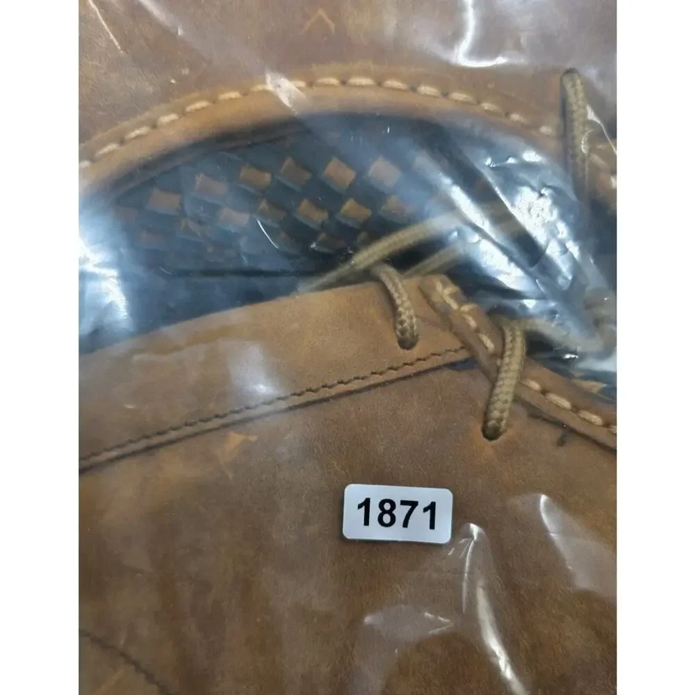 Twisted X Chukka Saddle Leather Driving Moc MDM0057 Blended ankle boots Size 9.5